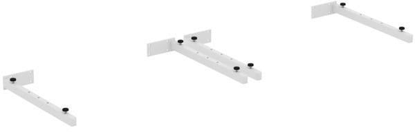 Ideal Standard Conca Konsolenträger 2 Stück 120x450x60 mm – Stabile Metall-Befestigung für Waschtische