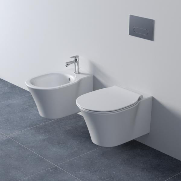 IDEAL STANDARD Bidetarmatur Connect Air 114 mm mit Ablaufgarnitur Chrom