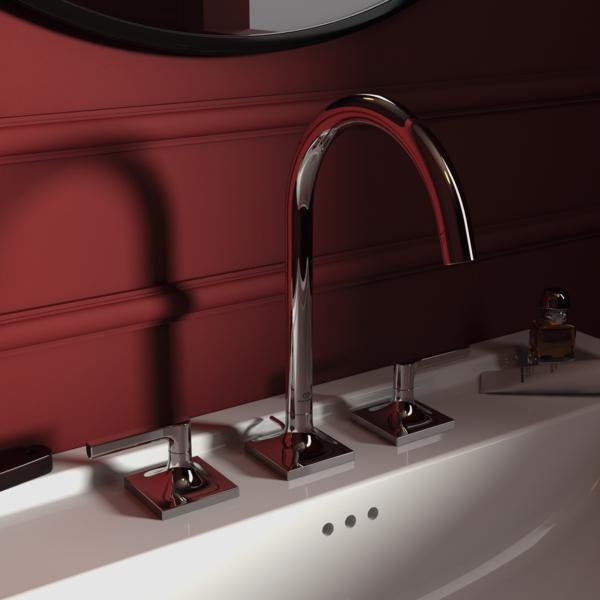 Ideal Standard Joy Neo Waschtischarmatur 3-Loch mit Ablaufgarnitur Chrom 168 mm