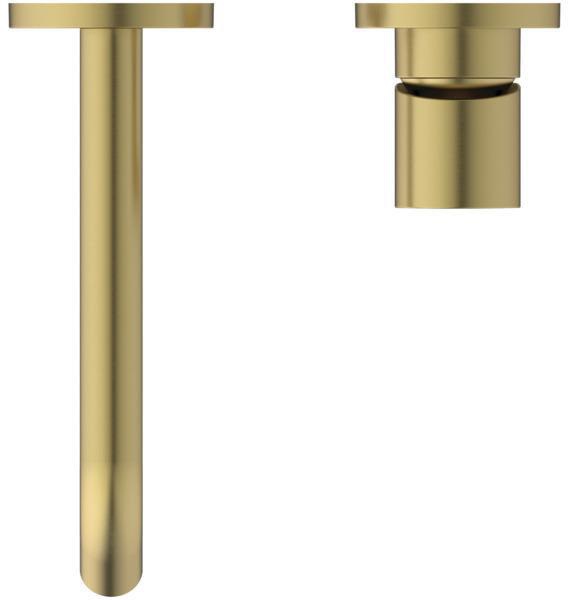 Ideal Standard Joy Wand-Waschtischarmatur in Brushed Gold, 180 mm Auslauf, runde Rosette