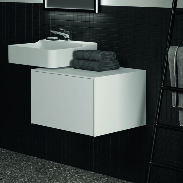 Ideal Standard Waschtisch Conca 500x450x145 mm, 1 Hahnloch, ohne Überlauf, Weiß
