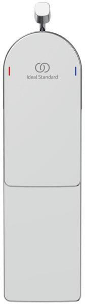 Ideal Standard Edge Waschtischarmatur Chrom 125 mm mit Ablaufgarnitur und 5 l/min Sparfunktion