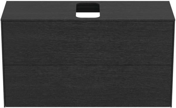 IDEAL STANDARD Conca Waschtischunterschrank 1002 mm, 2 Auszüge, Push-Open, Weiß Matt