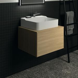 Ideal Standard Conca WT-Unterschrank 602 mm, 1 Auszug, Push-Open, Softclose, Weiß matt