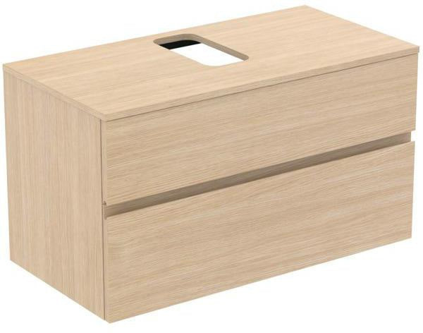 Ideal Standard Finesse Waschtischunterschrank 1002 mm, 2 Auszüge, Greige matt, wandhängend