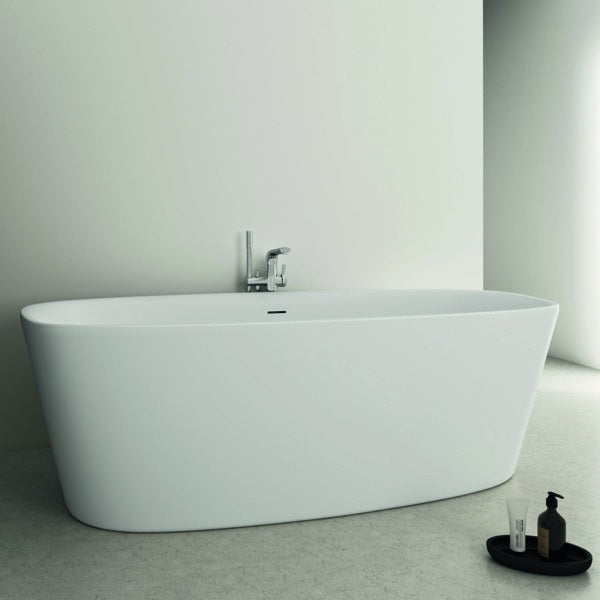 Ideal Standard Duo-Badewanne Dea freistehend 1900x900mm mit Ablauf und Überlauf in Weiß