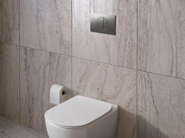 IDEAL STANDARD Oleas M5 Betätigungsplatte Schwarz – Mechanische 2-Mengen-Spültechnik