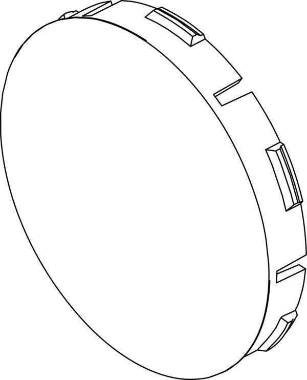 Ideal Standard IS Griffkappe ohne Logo Chrom – Ersatzteil für Sanitärarmaturen