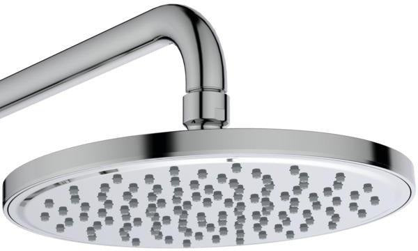 Ideal Standard Duschsystem Ceratwist T20 mit runder Kopfbrause und Handbrause, Chrom, ohne Armatur