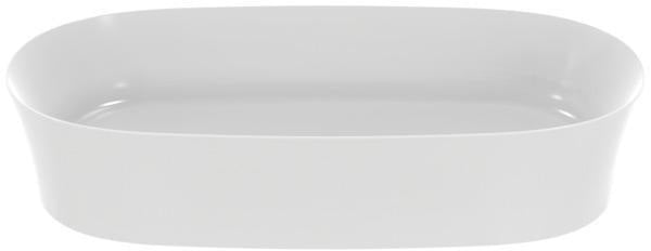 Ideal Standard Ipalyss Aufsatzschale 600x380x120 mm Seidenweiß ohne Hahnloch und Überlauf