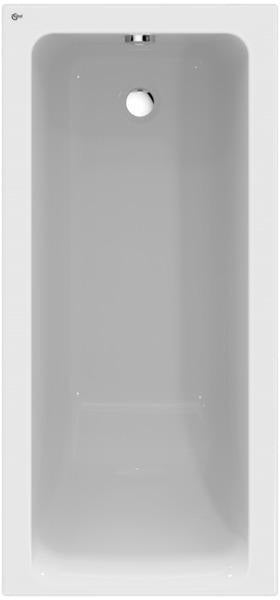 Ideal Standard Connect Air Körperform-Badewanne 1500x700x475mm Weiß – Einbauwanne mit Überlauf
