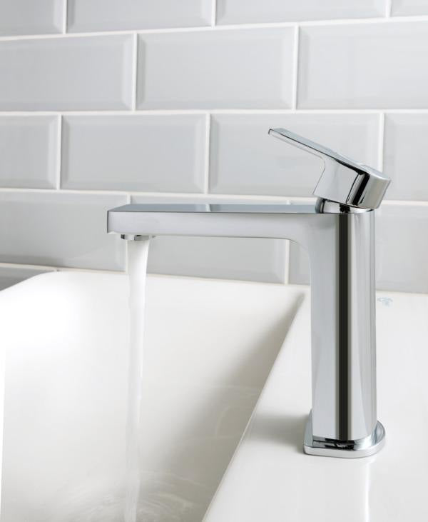 IDEAL STANDARD Edge Waschtischarmatur Grande Slim 5 l/min Chrom 138 mm