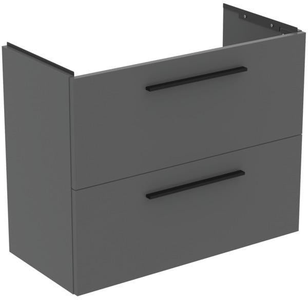Ideal Standard i.life S Waschtischunterschrank 800 mm, 2 Auszüge, Weiß matt, wandhängend