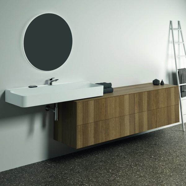 Ideal Standard WT-Unterschrank Conca, 4 Auszüge, ohne Ausschnitt, 1987x505x550 mm, Walnuss Dunkel
