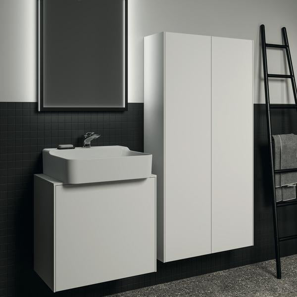 Ideal Standard Conca Waschtischunterschrank Eiche geflammt 602 mm mit Auszug und Push-Open