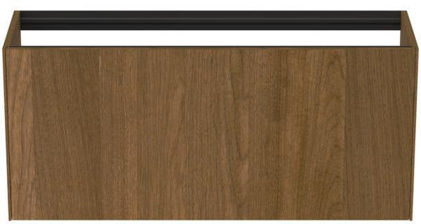 Ideal Standard Conca WT-Unterschrank 1200 mm, 1 Auszug, Eiche geflammt, Push-Open, wandhängend