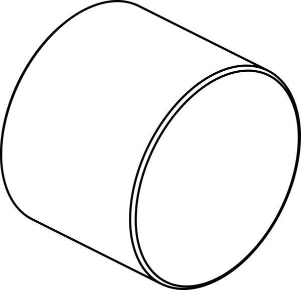 IDEAL STANDARD Zugknopf A860944AA in Chrom – Verchromter Zughebel für Sanitärarmaturen