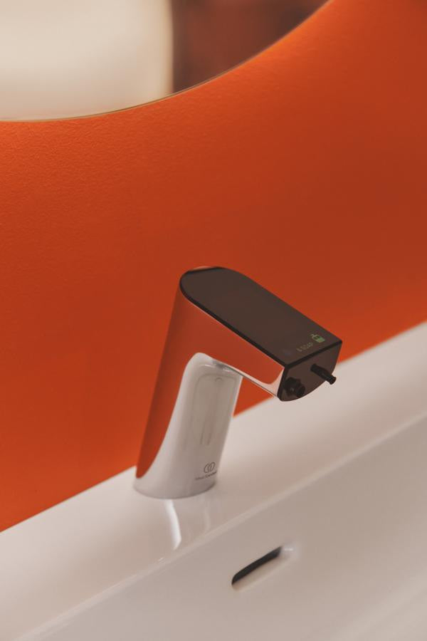 Ideal Standard Intellimix Sensor-Waschtischarmatur mit Seifenspender, Chrom – berührungslose Steuerung