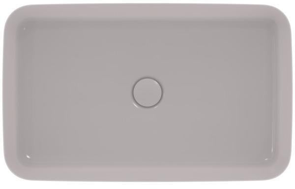 IDEAL STANDARD Ipalyss Schale 650x400x120 mm Seidenweiß – Aufsatzwaschtisch ohne Hahnloch & Überlauf