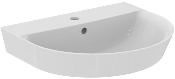 Ideal Standard Waschtisch Connect Air 550x460mm, 1 Hahnloch, mit Überlauf, Weiß