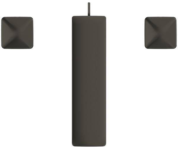 Ideal Standard Conca 3-Loch-Waschtischarmatur Brushed Gold mit Ablaufgarnitur, Ausladung 133 mm