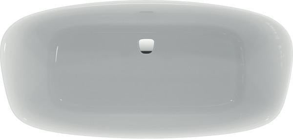 Ideal Standard Duo-Badewanne Dea freistehend 1900x900mm mit Ablauf und Überlauf in Weiß