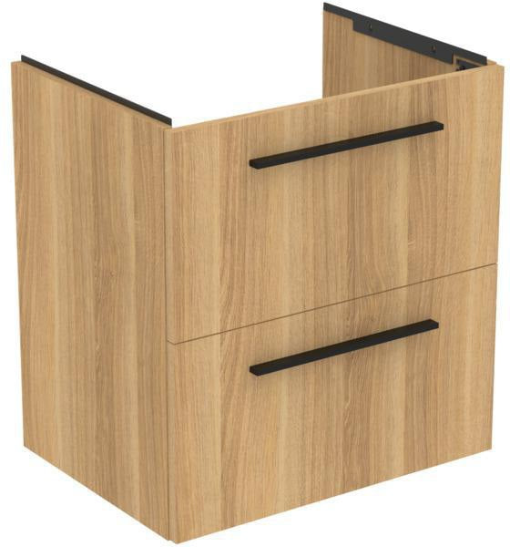 Ideal Standard i.life A Waschtischset 60 cm mit Unterschrank und chrom Griff, Weiß matt