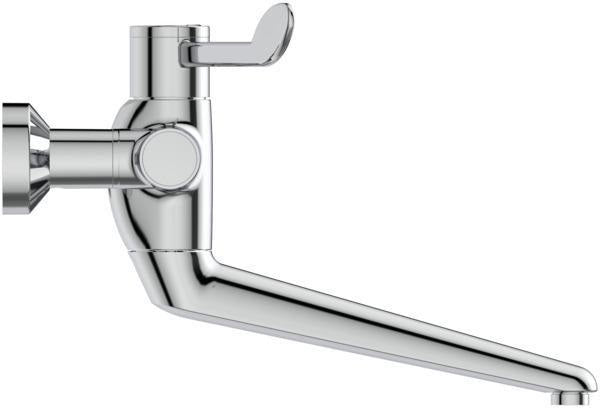 Ideal Standard Ceraplus Safe SQ Wand-Waschtisch-Thermostat 250 mm Chrom – eingriffig, verchromt