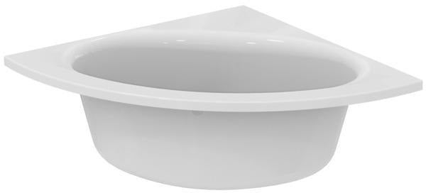 IDEAL STANDARD Eck-Badewanne Connect Air, 1300x1300x465mm, Weiß, Sanitäracryl, 2-Sitzer