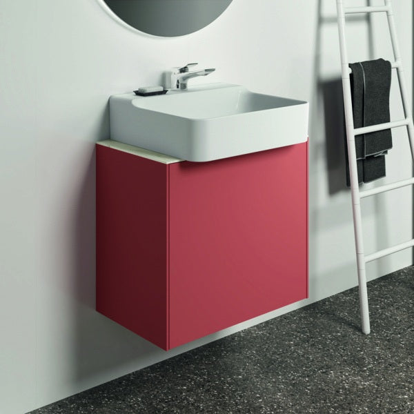 Ideal Standard Conca WT-Unterschrank 600 mm, 1 Auszug, Push-Open, ohne Platte, Weiß
