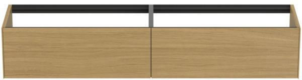 Ideal Standard Conca WT-Unterschrank 1985 mm, 2 Auszüge, Eiche geflammt, wandhängend