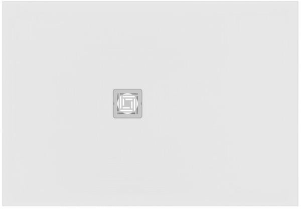 Ideal Standard Rechteck-Brausewanne Ultra Flat S + 1300x900mm Carraraweiß Mineralguss