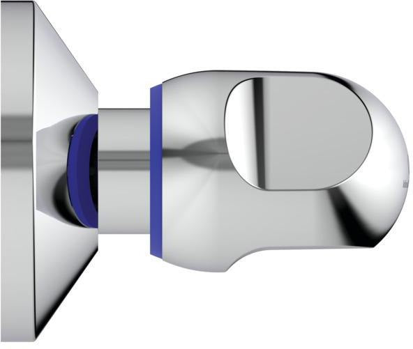 Ideal Standard UP-Ventil Alpha Bausatz 2 Chrom – Unterputz-Armatur mit Griff und Abdeckrosette