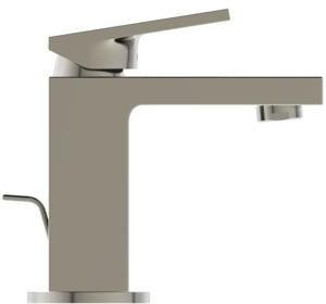 Ideal Standard Waschtischarmatur Piccolo Extra Ausladung 100mm mit Ablaufgarnitur Silver Storm