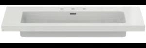 IDEAL STANDARD Extra Möbelwaschtisch 1210 mm, 3 Hahnlöcher, mit Überlauf, Weiß