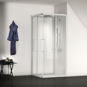 Ideal Standard Ultra Flat S i.life Quadrat-Brausewanne 900x900x30 mm Carraraweiß