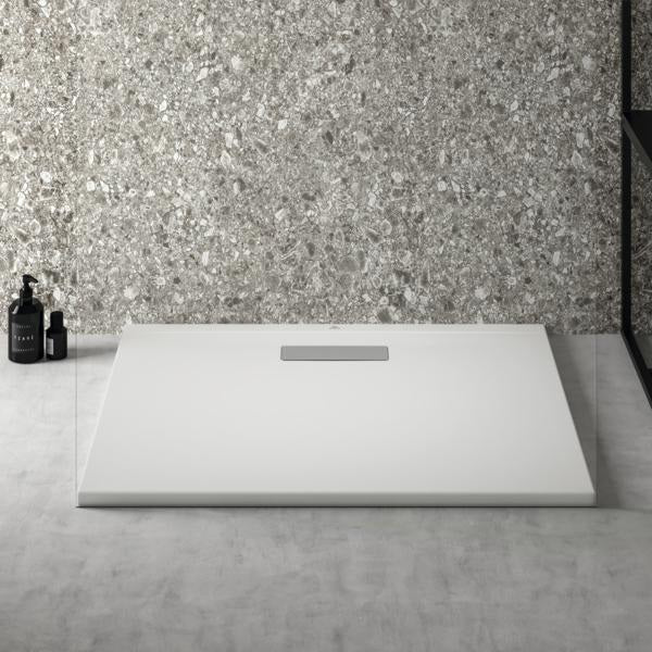 Ideal Standard Ultra Flat New Rechteck-Brausewanne 900x750x25 mm Weiß – bodenebener Einbau