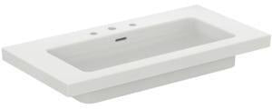 Ideal Standard Extra Möbelwaschtisch 1010 mm, 3 Hahnlöcher, mit Überlauf, Weiß