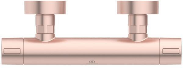 Ideal Standard Brausethermostat AP Ceratherm Alu+ Silver – Aufputz DN 15 mit Cool Body & ECO-Spartaste