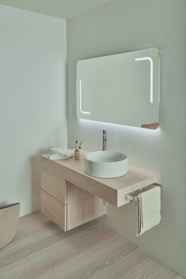 Ideal Standard Ceraline Waschtischarmatur mit 150 mm Ausladung, Ablaufgarnitur und Heißwasser-Sparfunktion
