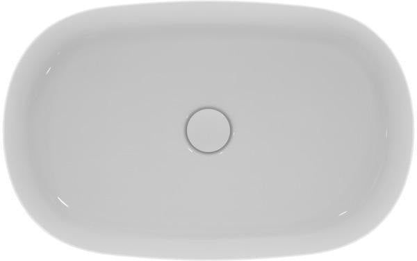 Ideal Standard Ipalyss Aufsatzschale 600x380mm Weiß ohne Hahnloch und Überlauf