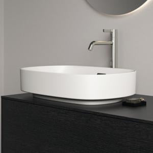 Ideal Standard Linda-X Aufsatzwaschtisch 550x380mm Weiß ohne Hahnloch mit Überlauf