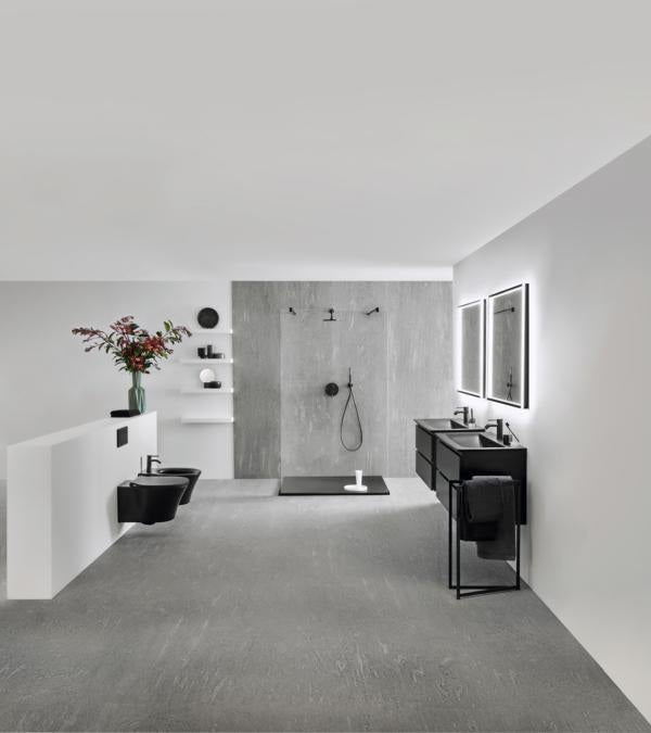 Ideal Standard Möbelwaschtisch Connect Air 1 Hahnloch mit Überlauf 840x460x165 mm Weiß