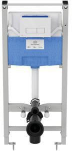 Ideal Standard ProSys WC-Vorwandelement-Paket mit Oleas M2 Betätigungsplatte in Weiß