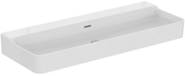 Ideal Standard Conca Aufsatzwaschtisch 1200x450x165 mm Weiß ohne Hahnloch mit Überlauf