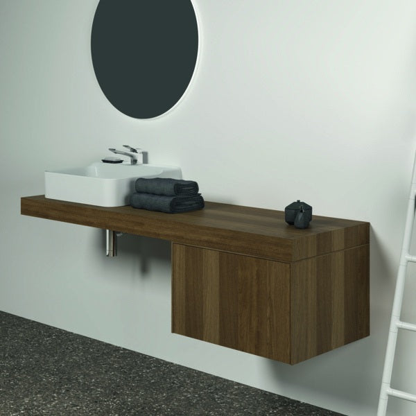 Ideal Standard Conca WT-Unterschrank 600 mm Eiche geflammt, 1 Auszug mit Push-Open