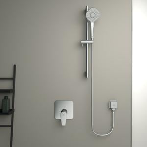 Ideal Standard Idealrain Evo Brausekombination mit 3-Funktionshandbrause Diamond, Chrom