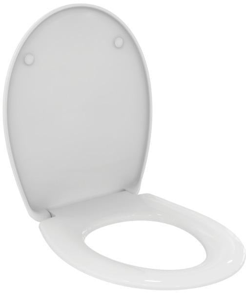 Ideal Standard WC-Sitz Eurovit in Weiß – Duroplast mit Deckel und Edelstahl-Scharnieren