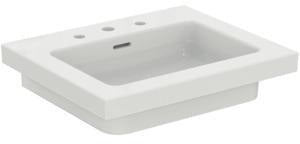 Ideal Standard Möbelwaschtisch Extra 610x510x150 mm Weiß mit 3 Hahnlöchern und Überlauf