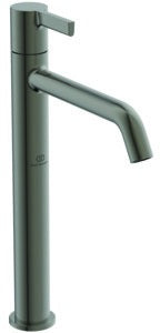 Ideal Standard Standventil Joy 170 mm Ausladung in Magnetic Grey – verlängerter Sockel, keramische Dichtscheiben